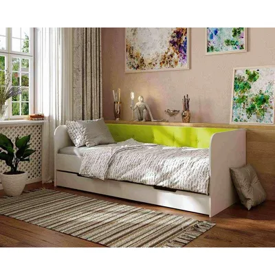 Детский диван-кровать угловой Mono Blue | Продажа мебели в Москве и по  России