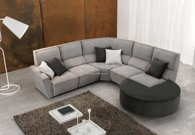 Полукруглый дизайнерский диван для гостиной Apriori L из натурального  дерева в стиле модерн - Мир Мебели России
