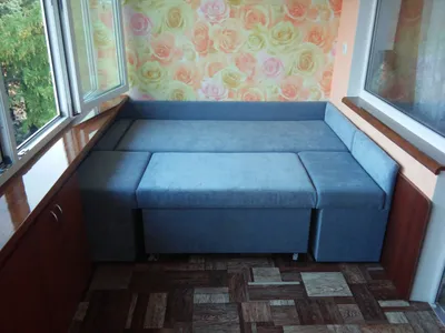 Диван на балкон со спальным местом заказать не дорого в Крыму.