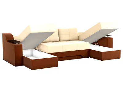 Угловой диван Сенатор со спальным местом КомфортЛайн - купить по цене 38120  руб. в Москве