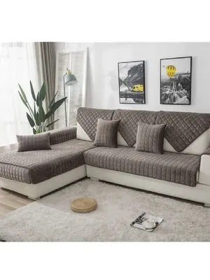 Комплект3шт. накидки дивандеки на угловой диван и два кресла 1 ANF 18525601  купить в интернет-магазине Wildberries