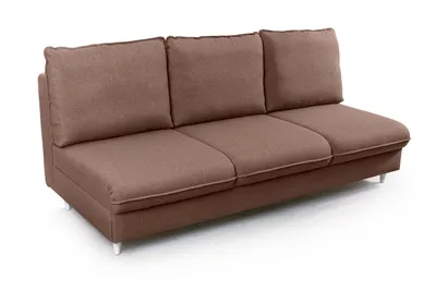 Купить Hans диван-кровать прямой без подлокотников рогожка серый 6173  (Россия, Top concept) за 81 000 рублей | Roomsee