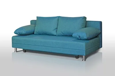 Купить Hans диван-кровать прямой без подлокотников рогожка коричневый 6174  (Россия, Top concept) за 81 000 рублей | Roomsee