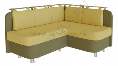 Угловой диван для кухни со спальным местом из моющейся экокожи со стразами  Swarovski - купить в Минске