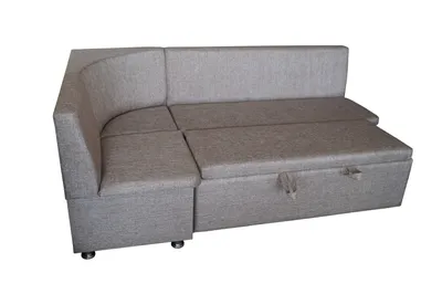 Кухонный угловой диван Призма со спальным местом Каретная стяжка купить в  Екатеринбурге по низкой цене