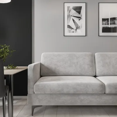 Угловой диван-кровать Рим с ящиком для хранения, серый велюр, еврокнижка,  196х76х84 см - купить с доставкой по выгодным ценам в интернет-магазине  OZON (888102199)