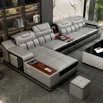 Кожаный диван NLS-76 купить в интернет-магазине Laviani