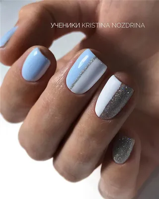 Коррекция акрил френч + дизайн - Студия красоты \"NailsProfi\"