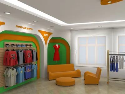 Локос | Оформление магазина одежды для детей \"Я расту\"