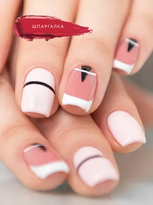 Jili nails Накладные ногти с дизайном и клеем длинные