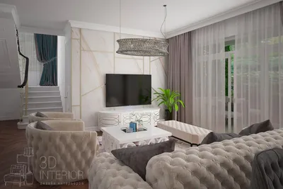Современный интерьер в частном доме 🏠 21 фото дизайна комнат дома в  современном стиле