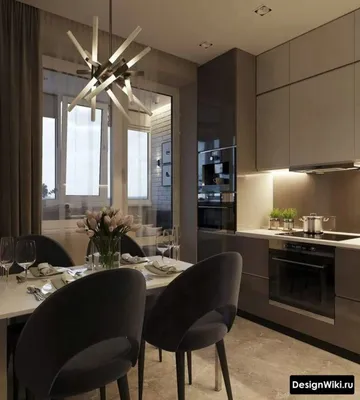 Дизайн кухни 12 кв. м с диваном и телевизором: 150 фото и идеи для  зонирования интерьера и планировки | MrDoors