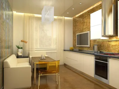 Дизайн кухни 15 кв метров: проекты и фото интерьера кухни 15 метров с  диваном, барной стойкий, кухни-гостиной и другие варианты | Houzz Россия