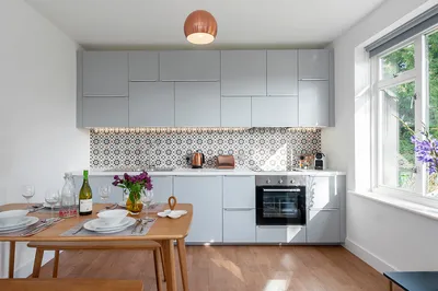 Прямая кухня 4 метра: материалы, стили и дизайн