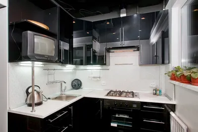 Идеи для дизайна интерьера кухни 6 кв. м в «хрущевке»