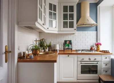 Кухня 7 кв метров: идеи дизайна с холодильником и балконом - 21 фото