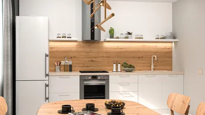 Черно-белая кухня: 34 идеи с фото современного дизайна