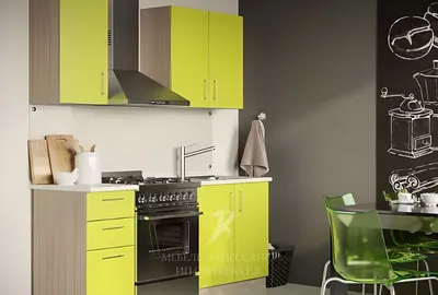 Кухня ванильного цвета