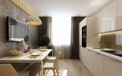 кухня с диваном 12 метров - Поиск в Google | Интерьер кухни, Дизайн кухни,  Проектирование интерьеров