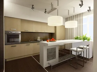 Кухня-гостиная 12 кв. м: дизайн, фото интерьеров, планировка