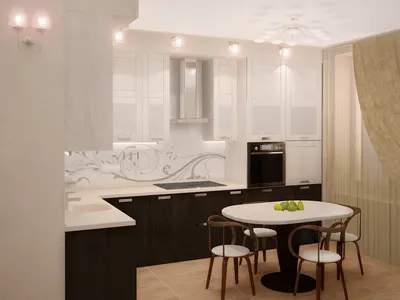 Кухня совмещённая с гостиной в стандартном панельном доме | Дом, Дизайн,  Для дома