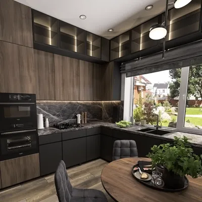 Лучший Новый тренд в кухонном мире - Черные кухни в интерьере (220+ Фото  сочетаний в дизайне) | Интерьер кухни, Интерьер, Кухня в скандинавском стиле