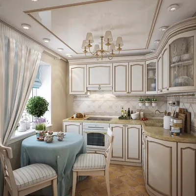 Интерьер кухни в стиле барокко Стоковое Фото - изображение насчитывающей  обед, декор: 177424900