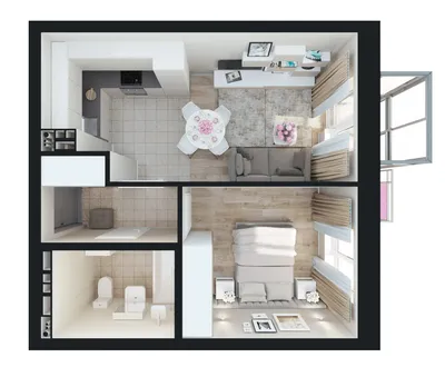 Дизайн студии 20 кв м: планировка интерьера маленькой квартиры с реальными  фото | Дизайн-студии, Квартирные идеи, Дизайн квартиры