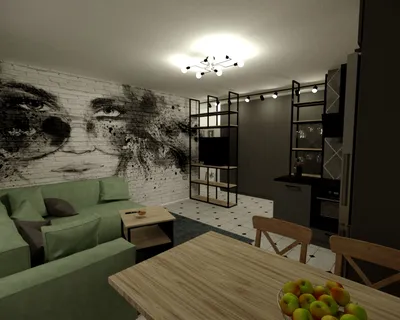 Дизайн-проект 3-х комнатной квартиры 97 м2 для молодой семьи из 3 человек