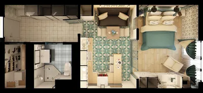 Дизайн-проекты и фото интерьера четырехкомнатных квартир