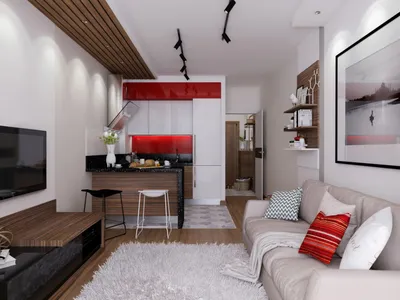 Обзор однокомнатной квартиры 34 кв.м. Дизайн интерьера бизнес-класса -  YouTube