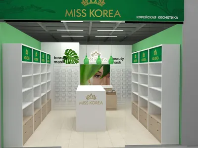 Локос | Уникальный дизайн Отдел корейской косметики \"Miss Korea\"