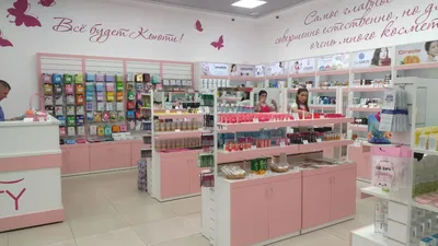Дизайн интерьера магазина корейской косметики ✔️ Фото интерьера магазина в  Бишкеке