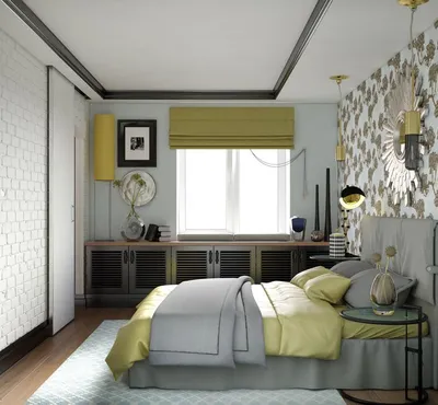 дизайн маленькой спальни в квартире хрущевке | Apartment interior,  Apartment interior design, Fall bedroom decor