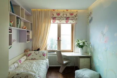 Интерьер маленькой детской комнаты в хрущевке | Смотреть 50 идеи на фото  бесплатно