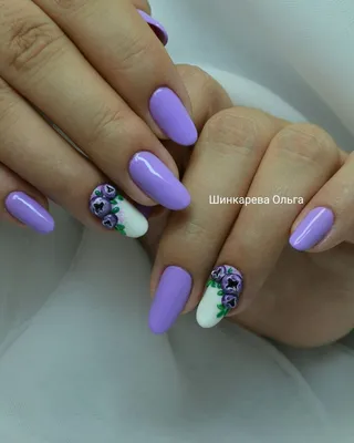 4д черника. Гель лак.Ноготочки натуральные))) | Beautiful nail designs,  Nail colors, Nail art