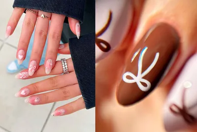 3д бантики для дизайна ногтей | Manicura de uñas, Manicura, Diseños para  uñas