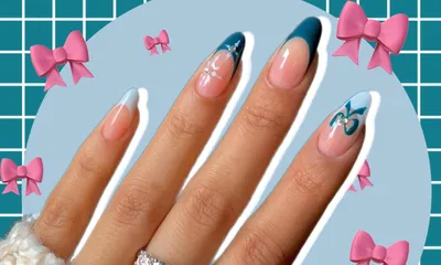 Nails Tuning Объемные 3D фигурки для маникюра, дизайн для ногтей бабочка