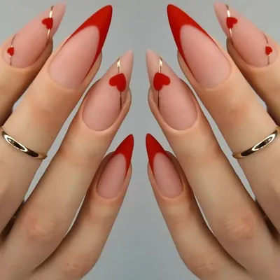 Красный френч, дизайн ногтей: фото стильного маникюра - Рамблер/новости