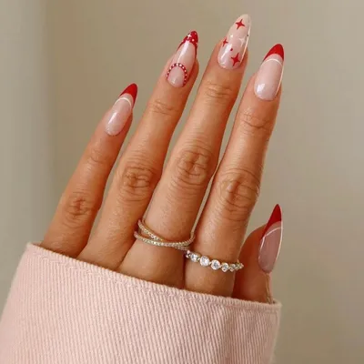 Купить Черный, белый, красный дизайн ногтей маникюр DIY любовь сердце 3D  наклейки для ногтей дизайн наклейки | Joom