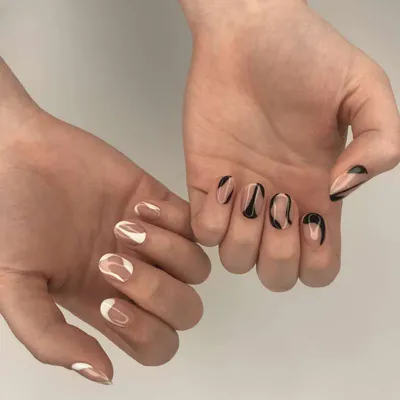 Автор: @da_le.nails | Дизайнерские ногти, Простой маникюр, Ногти