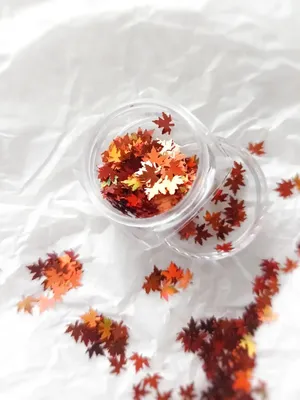 Осенний кленовый лист с тиснением для ногтей желтые цветы с гравировкой  маникюрный слайдер украшение для ногтей | AliExpress