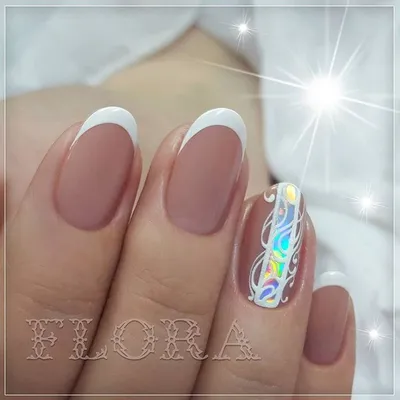 Акрил. Прорисовка красками #emi. Фольга для литья.#френч #акрил #осень # ногти #наращиваниеногтей #маникюр #селфик #instalike #i… | Nails, Simple  nails, Nail designs