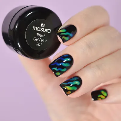 Дизайн ногтей: Вензеля гель-красками Kodi - YouTube