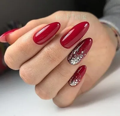 Дизайн ногтей красного цвета фото фото
