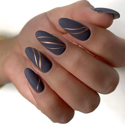 Ленты для дизайна ногтей черная
