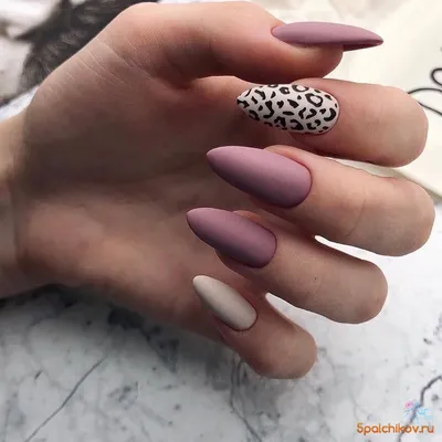 Леопардовый дизайн ногтей I Тренд маникюра весна 2019 - YouTube