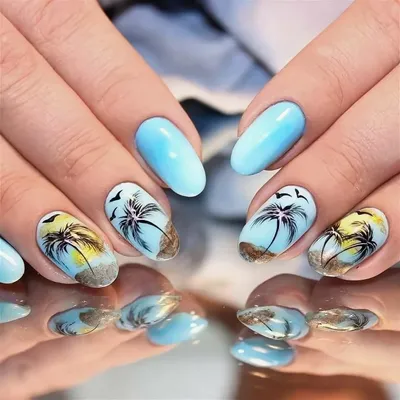 Дизайн ногтей морская тематика фото фото