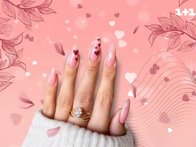 Маникюр на День святого Валентина: фото лучших дизайнов ногтей ко Дню  влюбленных