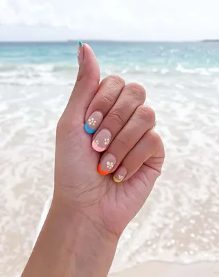 QUICK NAIL DESIGN/Nail Sea Gel Varnishes/SUMMER MANICURE - YouTube
